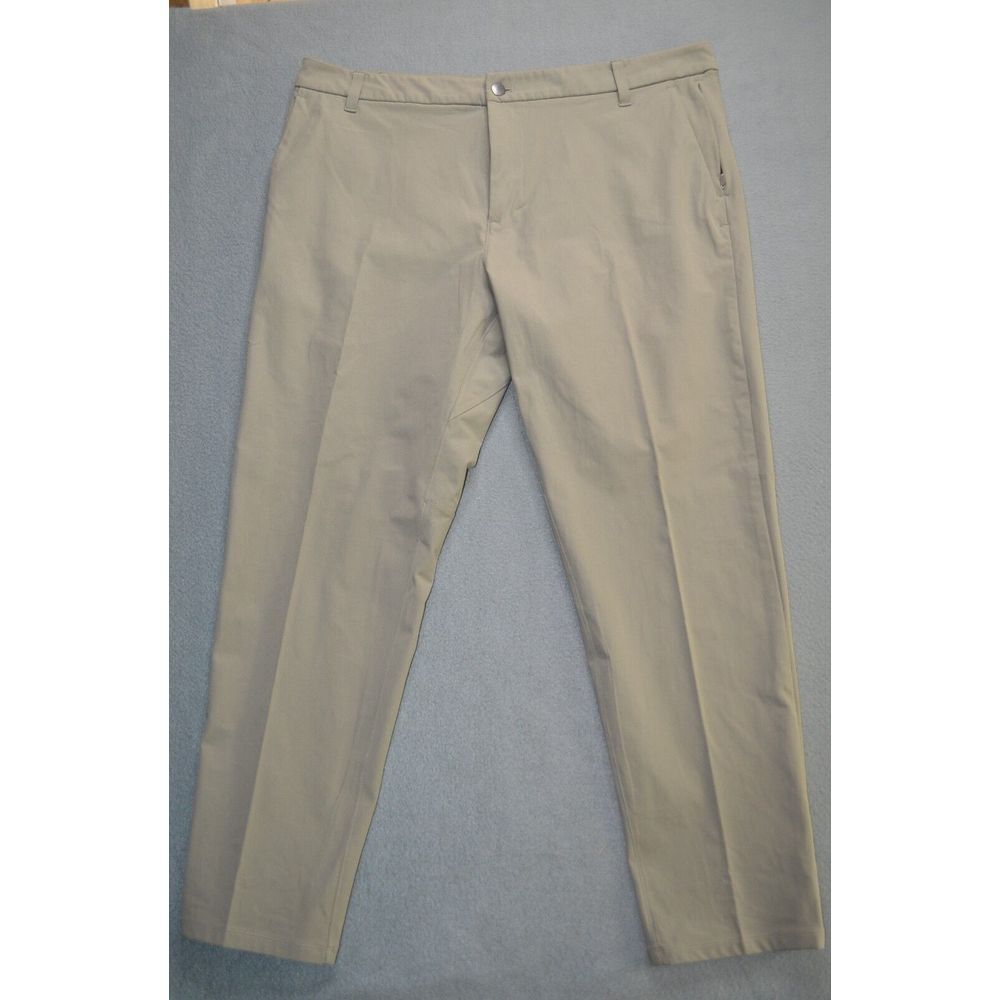 Lululemon Commission Warpstreme Mens 38x29Classic Fit Beige Chino Pants